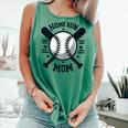 Home Run Mom Shirt Baseball Mom Mother's Day Comfort Colors Tank Top Violet