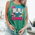 HUGvyn 100 Days Of School Baseball Ice Cream Teacher Student Comfort Colors Tank Top Violet HUGvyn 100 Days Of School Baseball Ice Cream Teacher Student Comfort Colors Tank Top Violet