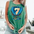 Ice Cream Baseball Glove 7th Birthday Edition Comfort Colors Tank Top Violet Ice Cream Baseball Glove 7th Birthday Edition Comfort Colors Tank Top Violet
