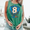 Ice Cream Baseball Glove 8th Birthday Edition Comfort Colors Tank Top Violet