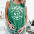 I'Ll Be Waiting For You At Home Baseball Catcher Comfort Colors Tank Top Violet I'Ll Be Waiting For You At Home Baseball Catcher Comfort Colors Tank Top Violet