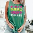 I'm A Baseball Mom Of Course I'm Broke Baseball Mom Premium Comfort Colors Tank Top Violet