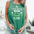 I'm Not Just His Mom I'm His Number 1 Fan Baseball Mommy Comfort Colors Tank Top Violet