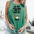 I'm Not Yelling This Is Just My Baseball Mom Voice Baseball Comfort Colors Tank Top Violet I'm Not Yelling This Is Just My Baseball Mom Voice Baseball Comfort Colors Tank Top Violet