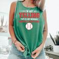I'm Not Yelling This Is My Normal Baseball Mom Voice Comfort Colors Tank Top Violet I'm Not Yelling This Is My Normal Baseball Mom Voice Comfort Colors Tank Top Violet