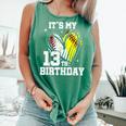 It's My 13th Birthday Baseball Softball Heart 13 Year Old Comfort Colors Tank Top Violet It's My 13th Birthday Baseball Softball Heart 13 Year Old Comfort Colors Tank Top Violet