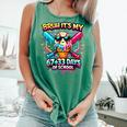 It's My 6733 Days Of School Baseball Ice Cream Dripping Comfort Colors Tank Top Violet It's My 6733 Days Of School Baseball Ice Cream Dripping Comfort Colors Tank Top Violet