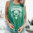 It's Ok If You Think Baseball Is Boring It's Kind Of Smart Comfort Colors Tank Top Violet