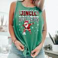 Jingle Ballers Plaid Santa Dabbing Baseball Christmas Comfort Colors Tank Top Violet Jingle Ballers Plaid Santa Dabbing Baseball Christmas Comfort Colors Tank Top Violet