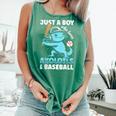 Just A Boy Who Loves Axolotls & Baseball Comfort Colors Tank Top Violet Just A Boy Who Loves Axolotls & Baseball Comfort Colors Tank Top Violet