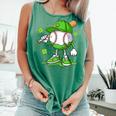 Kids Boys Happy St Patricks Day Kids Baseball Ice Cream Drip Comfort Colors Tank Top Violet
