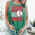 Kids Stealing Hearts Like I Steal Bases Cute Baseball Boys Comfort Colors Tank Top Violet Kids Stealing Hearts Like I Steal Bases Cute Baseball Boys Comfort Colors Tank Top Violet