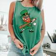Leprechaun Baseball St Patricks Day Saint Pattys Men Boys Comfort Colors Tank Top Violet
