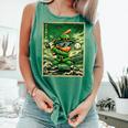Leprechaun Playing Baseball Japanese Art St Patricks Day Comfort Colors Tank Top Violet