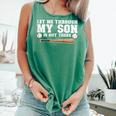 Let Me Through My Son Is Out There Baseball Mom Comfort Colors Tank Top Violet