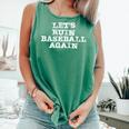 Let's Ruin Baseball Again Premium Tri-Blend Comfort Colors Tank Top Violet Let's Ruin Baseball Again Premium Tri-Blend Comfort Colors Tank Top Violet