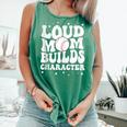 Loud Baseball Mom Builds Character Comfort Colors Tank Top Violet Loud Baseball Mom Builds Character Comfort Colors Tank Top Violet