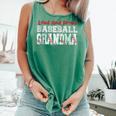 Loud And Proud Baseball Grandma Baseball Mom Heart Comfort Colors Tank Top Violet