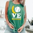 Love Bananas Banana Baseball Comfort Colors Tank Top Violet Love Bananas Banana Baseball Comfort Colors Tank Top Violet