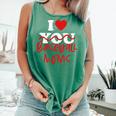I Love Baseball Moms Comfort Colors Tank Top Violet I Love Baseball Moms Comfort Colors Tank Top Violet