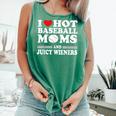 I Love Hot Baseball Mom Wieners Comfort Colors Tank Top Violet I Love Hot Baseball Mom Wieners Comfort Colors Tank Top Violet