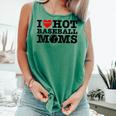 I Love Hot Baseball Moms Heart Sport Fan For Women Men Comfort Colors Tank Top Violet I Love Hot Baseball Moms Heart Sport Fan For Women Men Comfort Colors Tank Top Violet