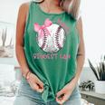 Mama Biggest Fan Coquette Bow Baseball Mom Fan Mother's Day Comfort Colors Tank Top Violet Mama Biggest Fan Coquette Bow Baseball Mom Fan Mother's Day Comfort Colors Tank Top Violet