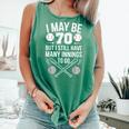 I May Be 70 Baseball Player 70th Birthday Party Comfort Colors Tank Top Violet I May Be 70 Baseball Player 70th Birthday Party Comfort Colors Tank Top Violet