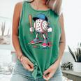 Melting Slime Sprinkle Baseball Mascot With Bat Comfort Colors Tank Top Violet