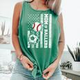Mom Of Ballers USA Flag Soccer Baseball Mom Comfort Colors Tank Top Violet