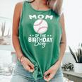 Mom Of The Birthday Boy Baseball Player Birthday Comfort Colors Tank Top Violet