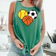 Mom Sports Heart Soccer Basketball Baseball Softball Comfort Colors Tank Top Violet Mom Sports Heart Soccer Basketball Baseball Softball Comfort Colors Tank Top Violet