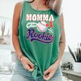 Momma Rookie Of Year 1st Birthday Baseball Theme Matching Comfort Colors Tank Top Violet Momma Rookie Of Year 1st Birthday Baseball Theme Matching Comfort Colors Tank Top Violet