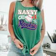 Nanny Rookie Of Year 1st Birthday Baseball Theme Matching Comfort Colors Tank Top Violet Nanny Rookie Of Year 1st Birthday Baseball Theme Matching Comfort Colors Tank Top Violet