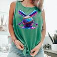 Neon Dripping Baseball And Bats Colorful Sports Art Comfort Colors Tank Top Violet Neon Dripping Baseball And Bats Colorful Sports Art Comfort Colors Tank Top Violet