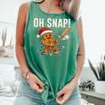 Oh Snap Gingerbreadman Christmas Baseball Humor Comfort Colors Tank Top Violet Oh Snap Gingerbreadman Christmas Baseball Humor Comfort Colors Tank Top Violet