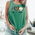Peace Love Baseball Lover Motif For Women Pink Baseball Mom Comfort Colors Tank Top Violet Peace Love Baseball Lover Motif For Women Pink Baseball Mom Comfort Colors Tank Top Violet