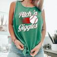 Pitch 'n Giggles Baseball Player Women Baseball Mom Comfort Colors Tank Top Violet Pitch 'n Giggles Baseball Player Women Baseball Mom Comfort Colors Tank Top Violet