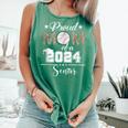 Proud Mom Of a 2024 Senior Class Of 2024 Baseball Mom Comfort Colors Tank Top Violet