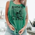 Raised In a Pen Baseball Pitcher Saying Bullpen Comfort Colors Tank Top Violet Raised In a Pen Baseball Pitcher Saying Bullpen Comfort Colors Tank Top Violet