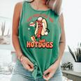 Retro Just Here For The Hotdogs Baseball Mom Sport Lover Comfort Colors Tank Top Violet Retro Just Here For The Hotdogs Baseball Mom Sport Lover Comfort Colors Tank Top Violet