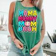 Retro Mama Mommy Mom Bruh Baseball Women Girls Comfort Colors Tank Top Violet Retro Mama Mommy Mom Bruh Baseball Women Girls Comfort Colors Tank Top Violet
