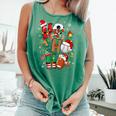 Santa Baseball Football Soccer Pajamas Ho Ho Christmas Xmas Comfort Colors Tank Top Violet Santa Baseball Football Soccer Pajamas Ho Ho Christmas Xmas Comfort Colors Tank Top Violet