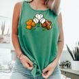 Shamrock Baseball Basketball Football St Patricks Day Comfort Colors Tank Top Violet