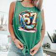Six Seven Baseball Lifestyle 67 Meme Gen Alpha Slang Premium Tri-Blend Comfort Colors Tank Top Violet