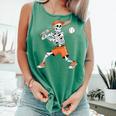 Skeleton Batting Baseball Halloween Comfort Colors Tank Top Violet