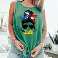 Softball Mom Puerto Rican Mom Spanish Baseball Mom Tote Comfort Colors Tank Top Violet