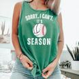 Sorry I Can't It's Volleyball Baseball Season Mom Of Both Comfort Colors Tank Top Violet Sorry I Can't It's Volleyball Baseball Season Mom Of Both Comfort Colors Tank Top Violet
