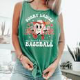 Sorry Ladies My Heart Belongs To Baseball Boy Kids Comfort Colors Tank Top Violet