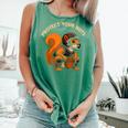 Squirell Baseball Catcher Player Joke Tee Protect Your Nuts Comfort Colors Tank Top Violet Squirell Baseball Catcher Player Joke Tee Protect Your Nuts Comfort Colors Tank Top Violet